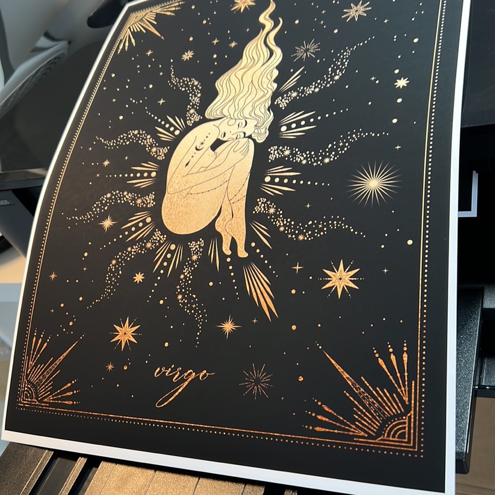 Virgo Wall Art Celestial Zodiac Print Poster Unframed - Picture 9 of 16